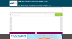 Desktop Screenshot of healthcarefundraisingmarketplace.com